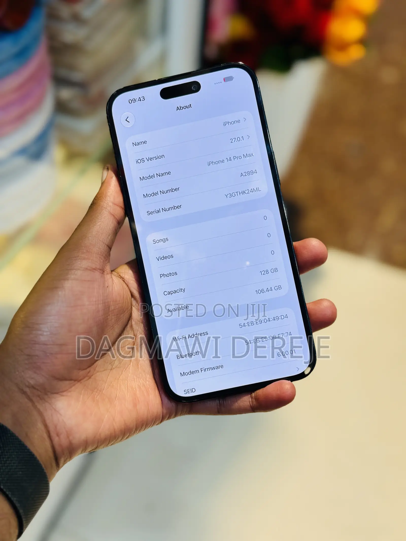 New Apple iPhone 14 Pro Max 128 GB Black