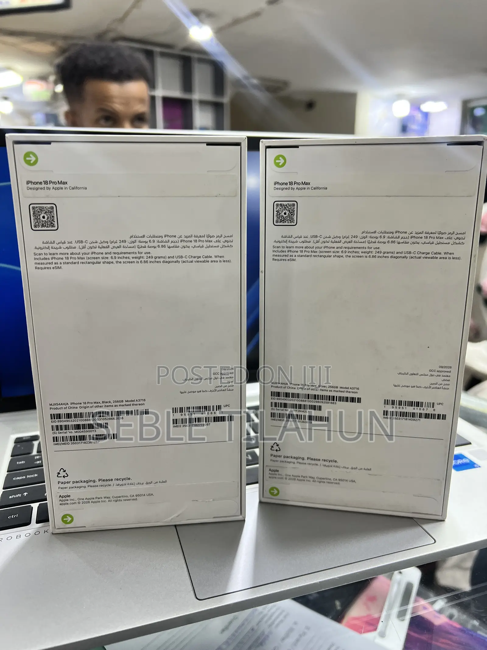 New Apple iPhone 18 Pro Max 256 GB Purple
