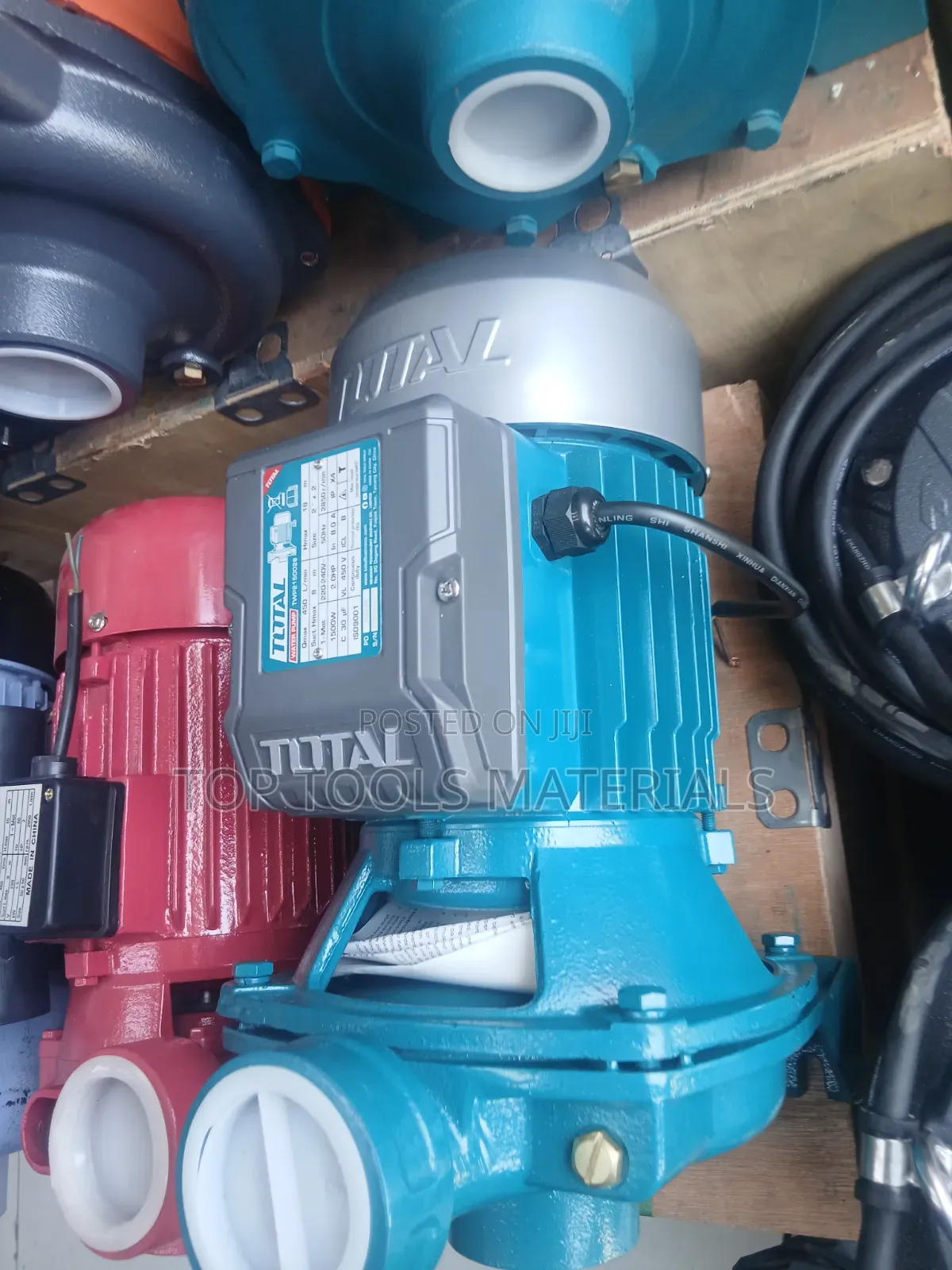 Total Peripheral Water Pump (Model TWP) With a 2.0 HP (1500W)