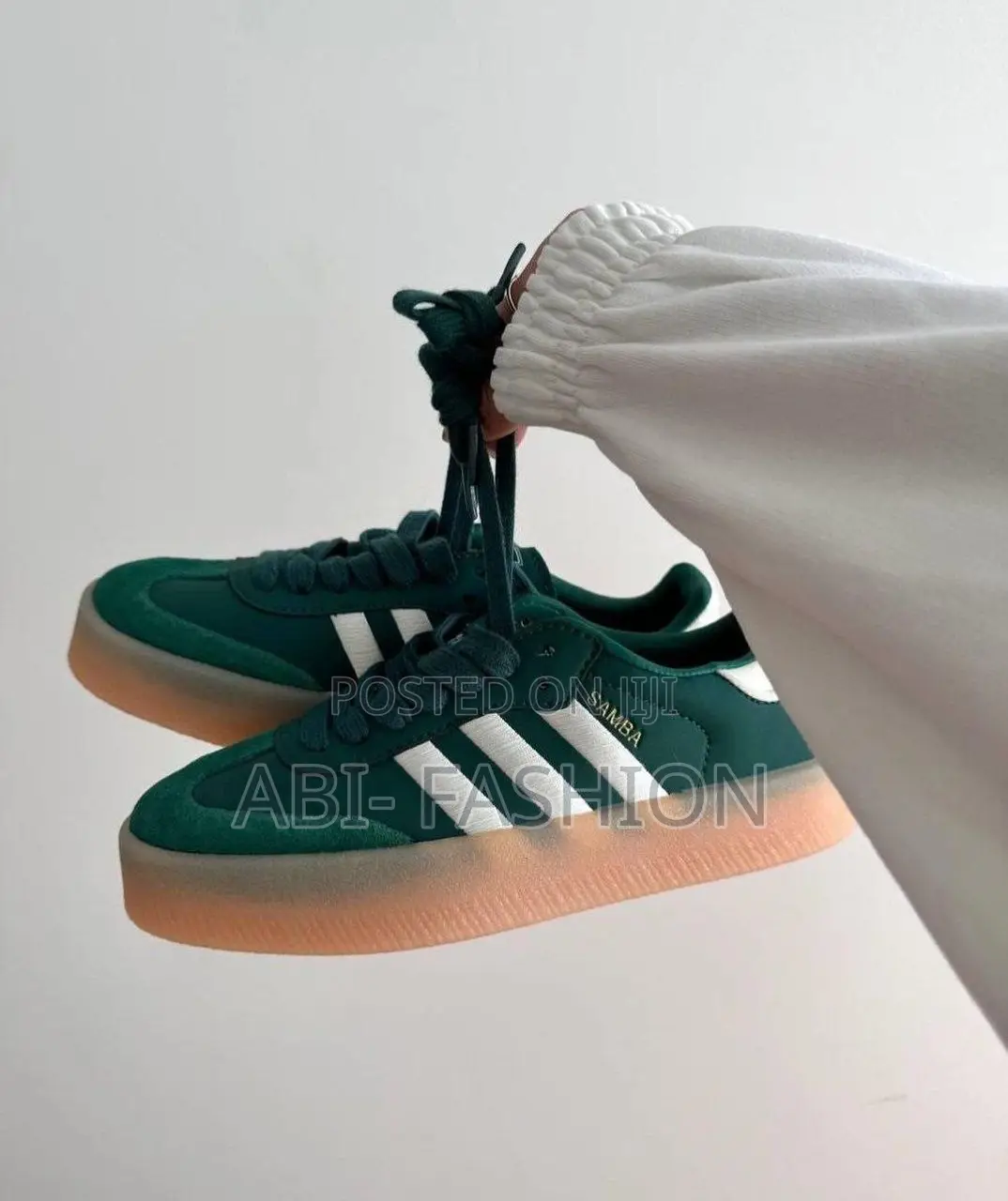 Adidas Samba XLG Dark Green — New Arrival — Sizes 40, 41, 42, 43, 44