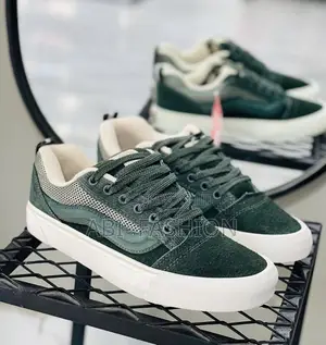 Vans KNU Skool Olive Green — New Arrival — Sizes 40, 41, 42, 43, 44