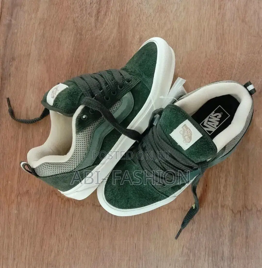 Vans KNU Skool Olive Green — New Arrival — Sizes 40, 41, 42, 43, 44