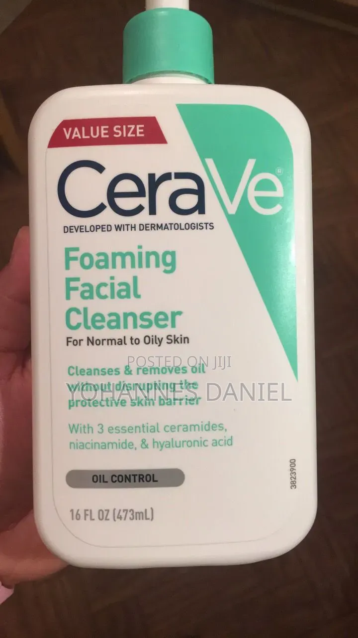 CeraVe Foaming Facial Cleanser – Facial Cleanser for Oily Skin