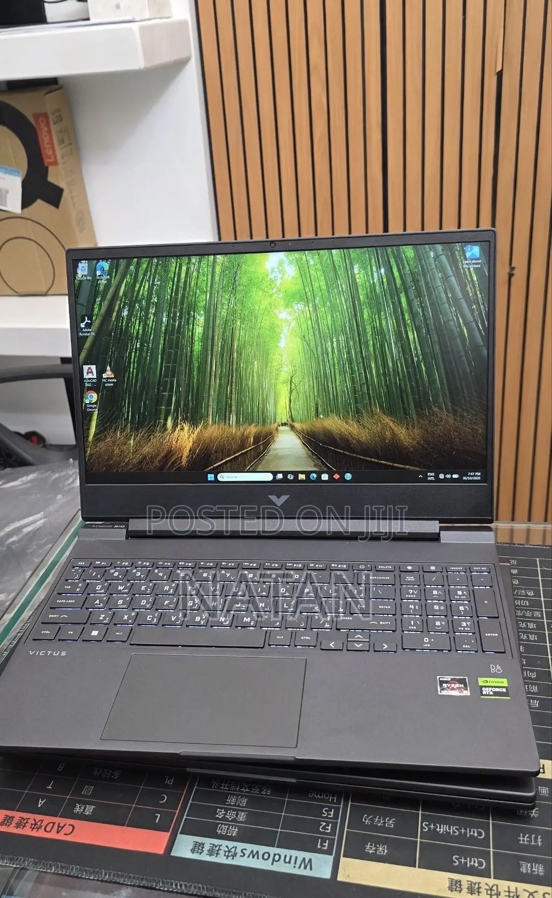 New Laptop HP Victus 15 8GB AMD Ryzen 5 SSD 512GB