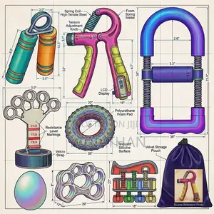 8 in 1 Hand Grip Set