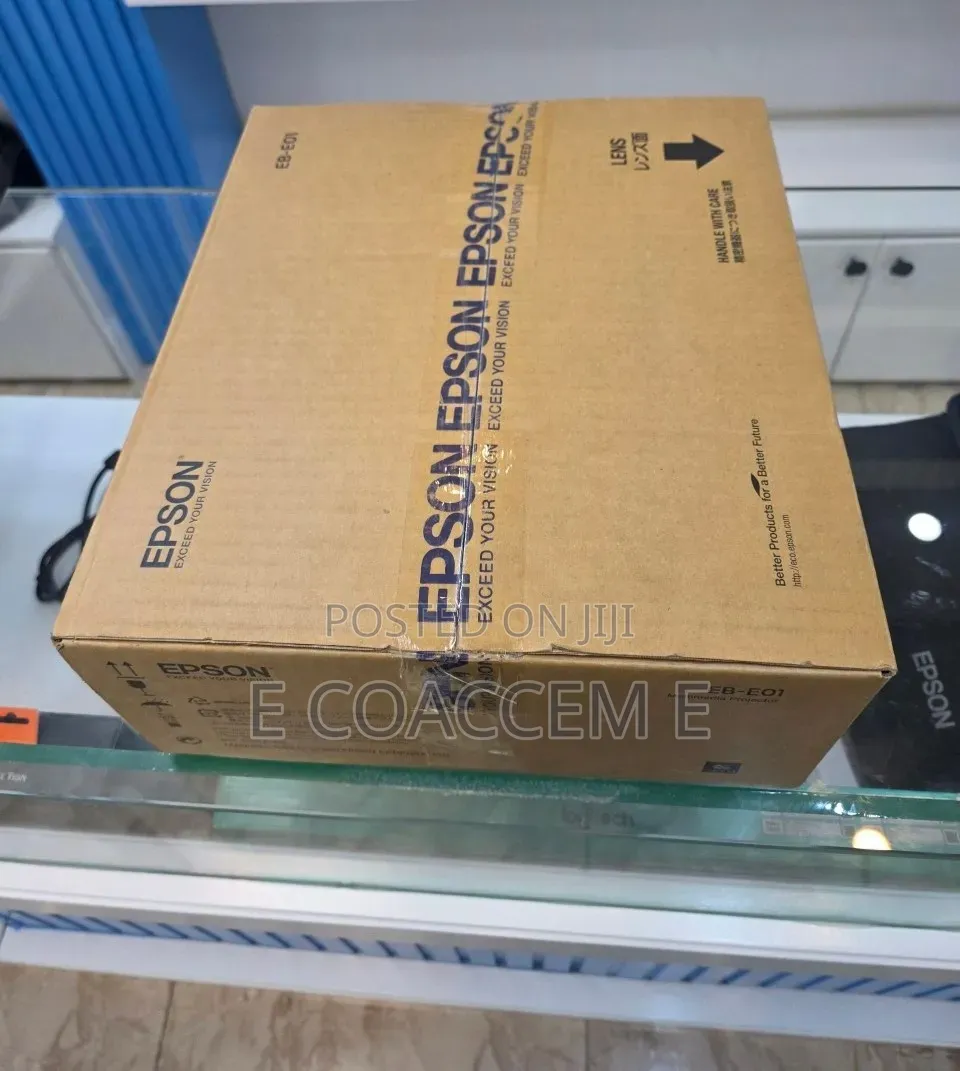 Epson Projector BRAND NEW 
With Cartoon 
Model Name: EB-E01