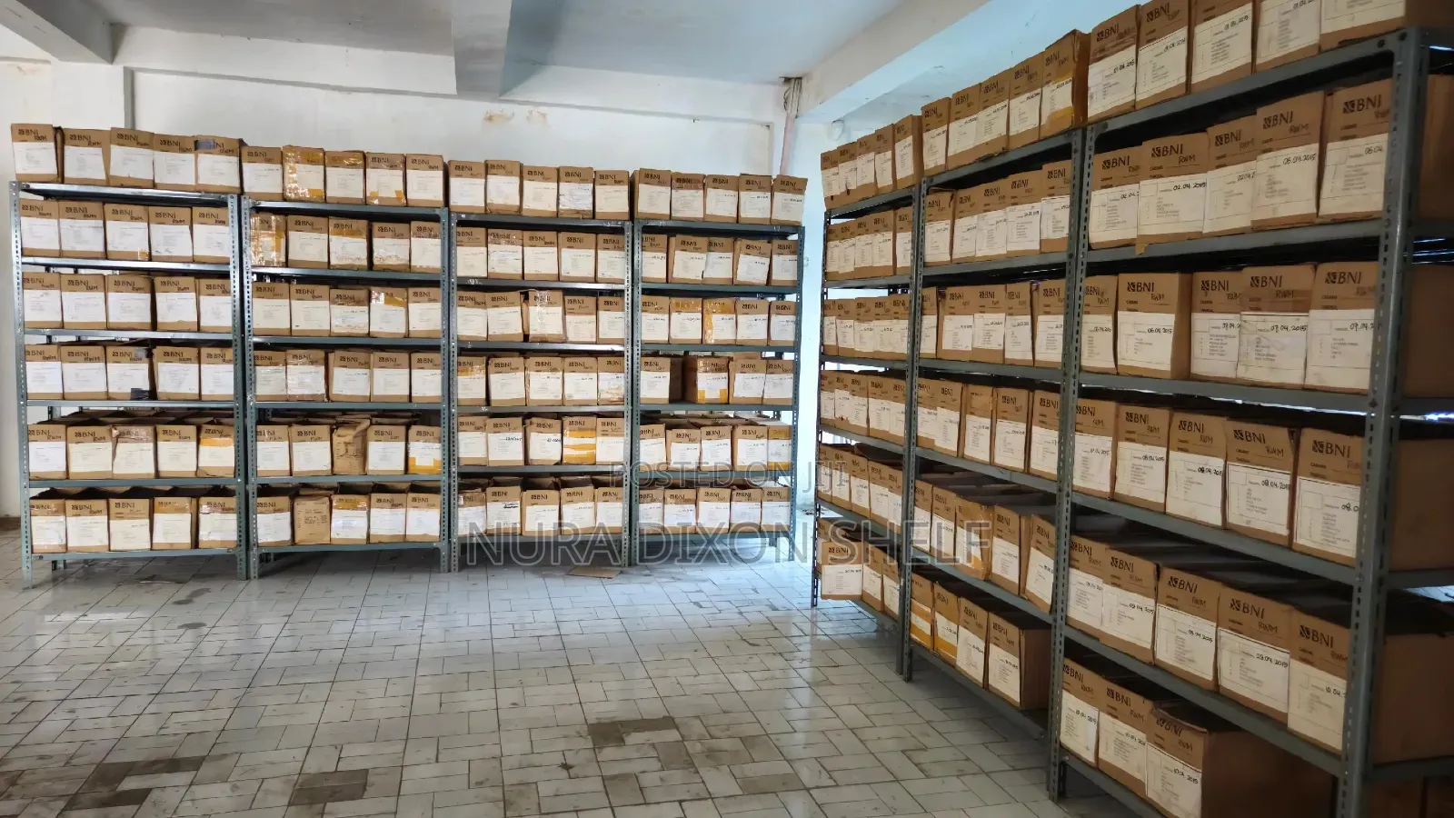 Heavy-Duty Slotted Angle Metal Shelves