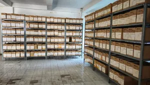 Heavy-Duty Slotted Angle Metal Shelves