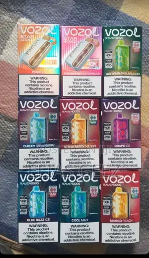Vape Vozol 40,000 Paffe 4typs of Flavor