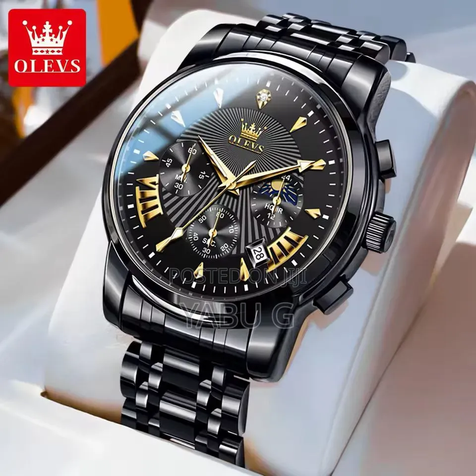 OLEVS Mens Watch Chronograph Luxury Wrist Watch