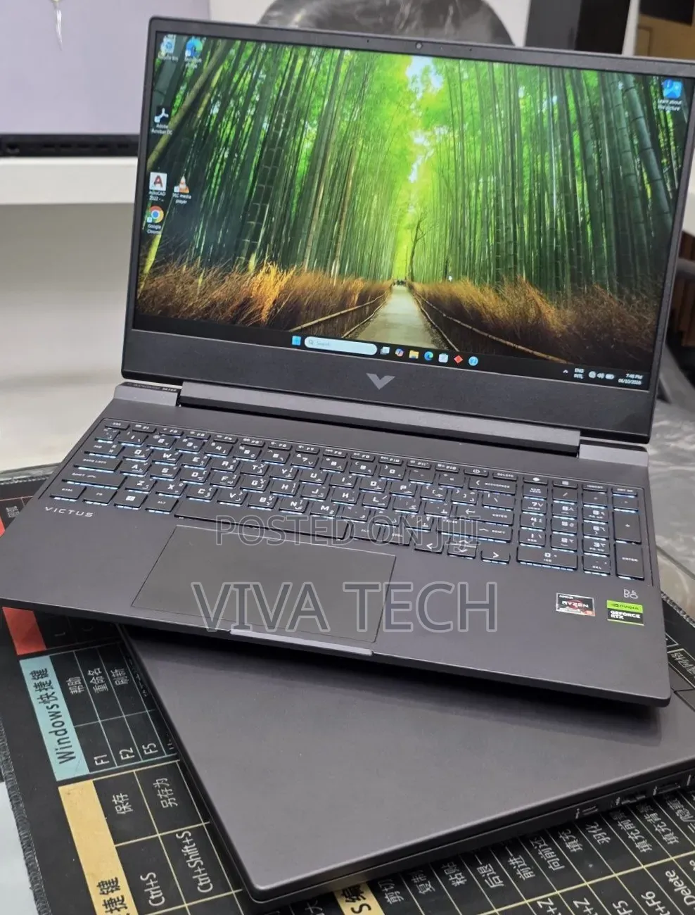 New Laptop HP Victus 15 8GB AMD Ryzen 5 SSD 512GB