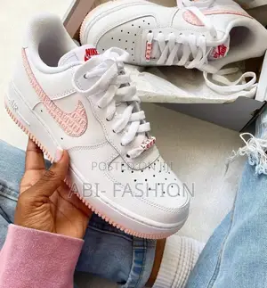 Nike Air Force 1 White Pink New Arrival Size 40, 41, 42, 43, 44