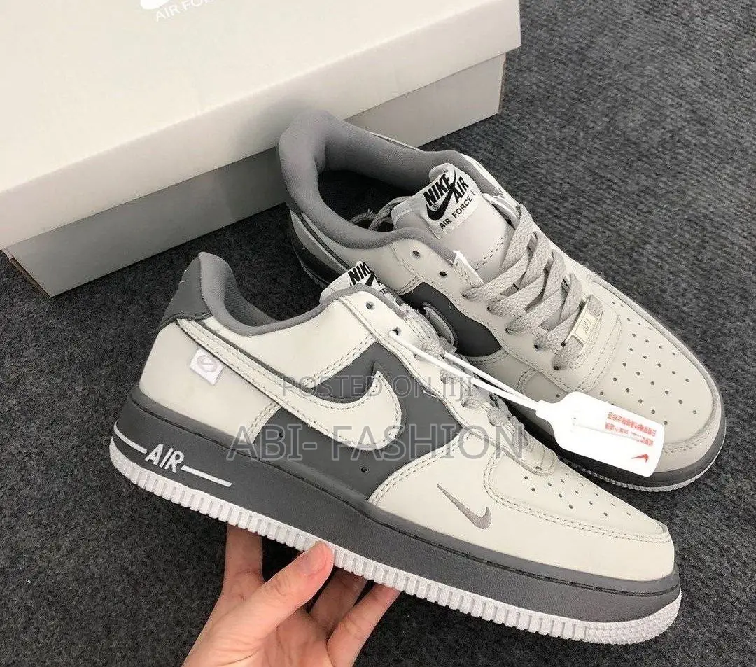 Nike Air Force 1 White Grey New Arrival Size 40, 41, 42, 43, 44