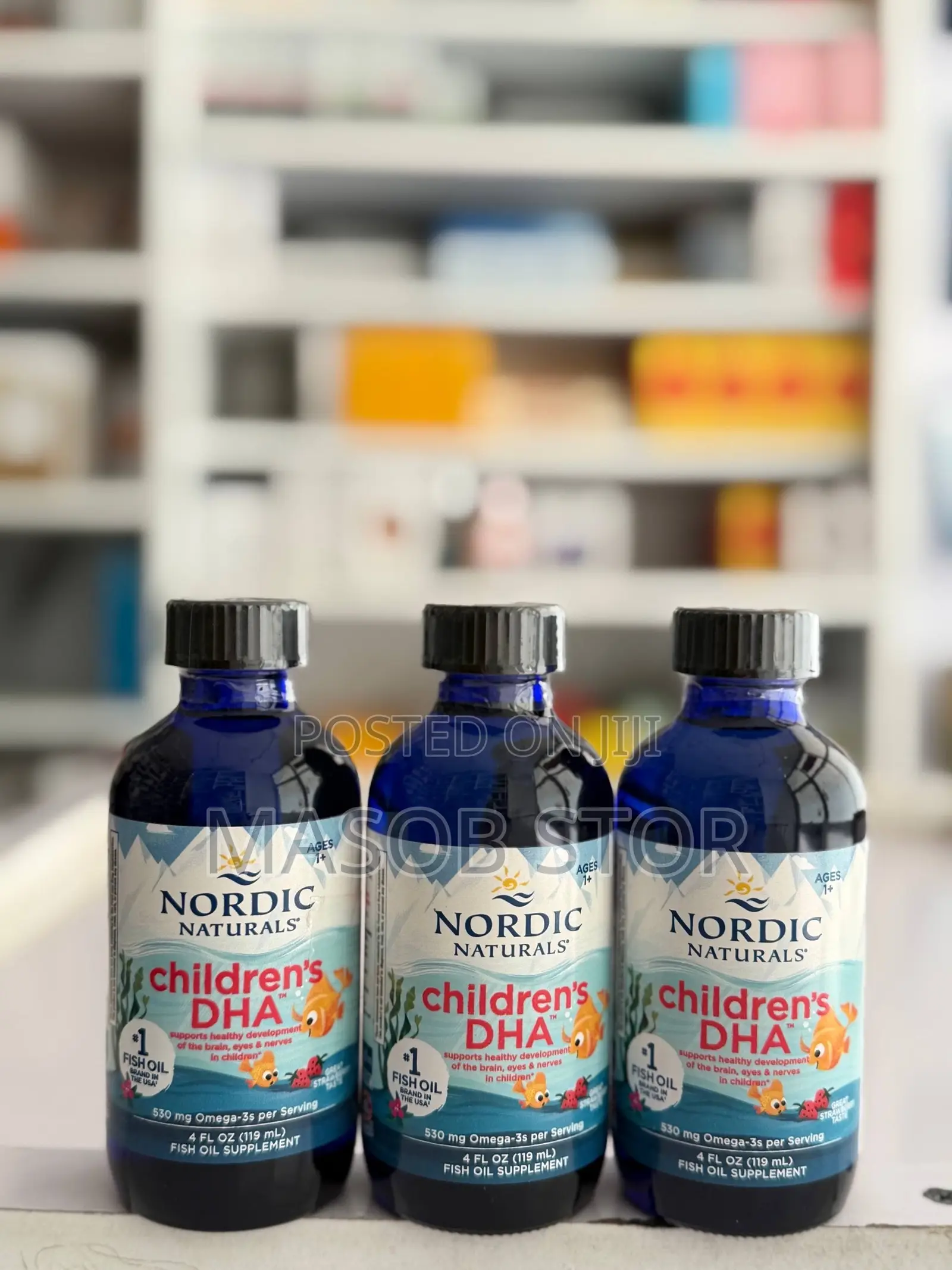 Nordic Naturals Children's Fish Oil From USA ኖርዲክ ፊሽ ኦይል የአሳ ዘይት