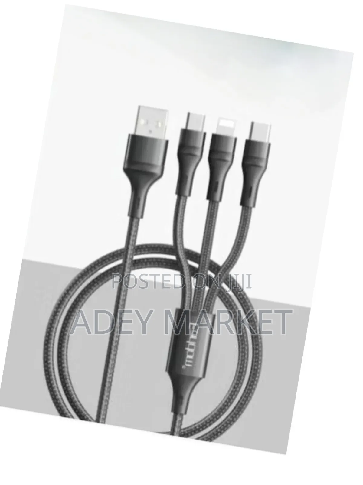.3-in-1 Fast Charging Cable Multi-Connector.
