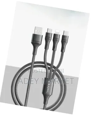 .3-in-1 Fast Charging Cable Multi-Connector.