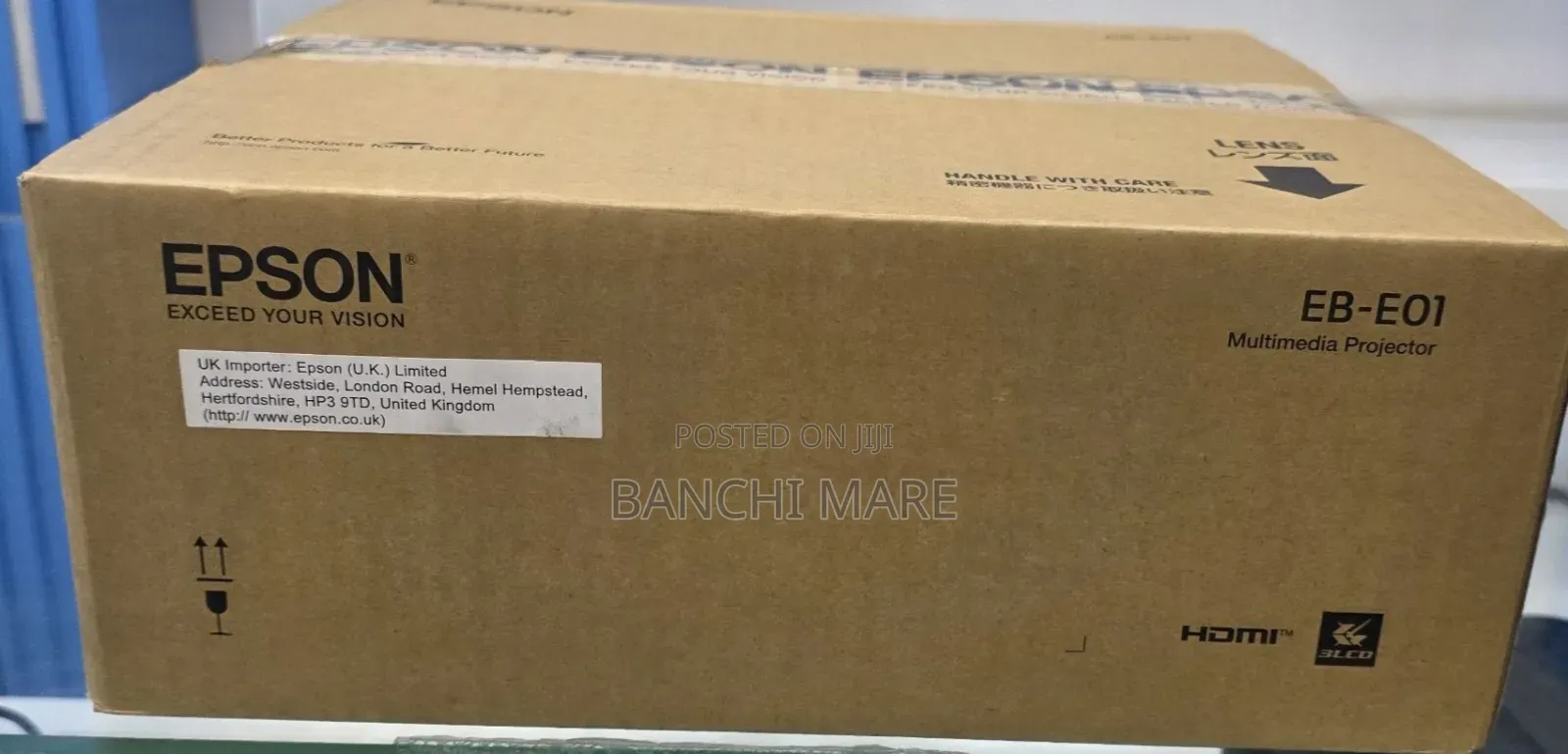 Epson Projector BRAND NEW With Cartoon Model Name: EB-E01 Hard