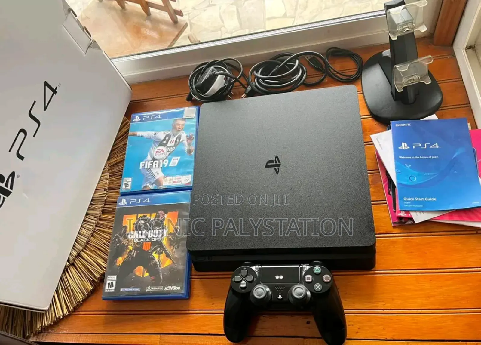 Ps4 Slim With Orginal Controller ጄልብሬክ