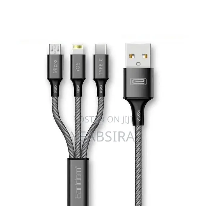 One Cable, Three Connectors