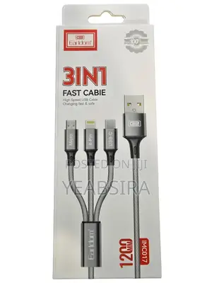 One Cable, Three Connectors