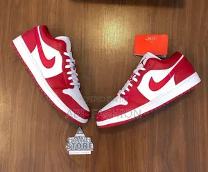 Nike Jordan 1 Low Gym Red White Men | New Arrival | Sizes 40–44