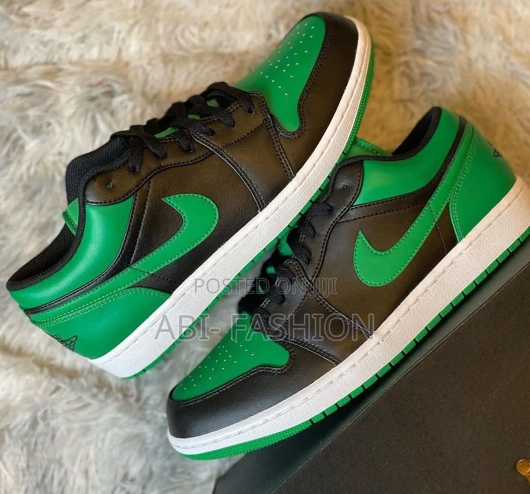 Nike Jordan 1 Low Lucky Green Men | New Arrival | Sizes 40, 41, 42, 43
