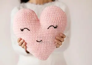 Heart Pillow Hand Made