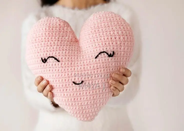 Heart Pillow Hand Made