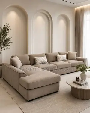Modern Luxury L-Shaped Sofa – Stylish Living Room Corner Couch