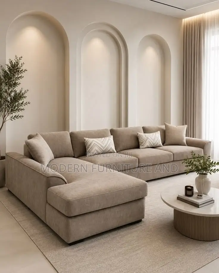 Modern Luxury L-Shaped Sofa – Stylish Living Room Corner Couch