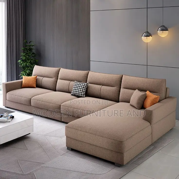 Modern Luxury L-Shaped Sofa – Stylish Living Room Corner Couch