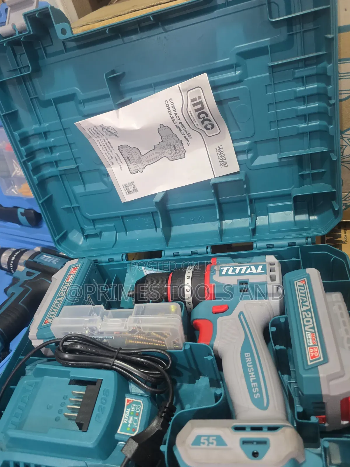 TOTAL Rechargeable Drill Cordless Drill Machine