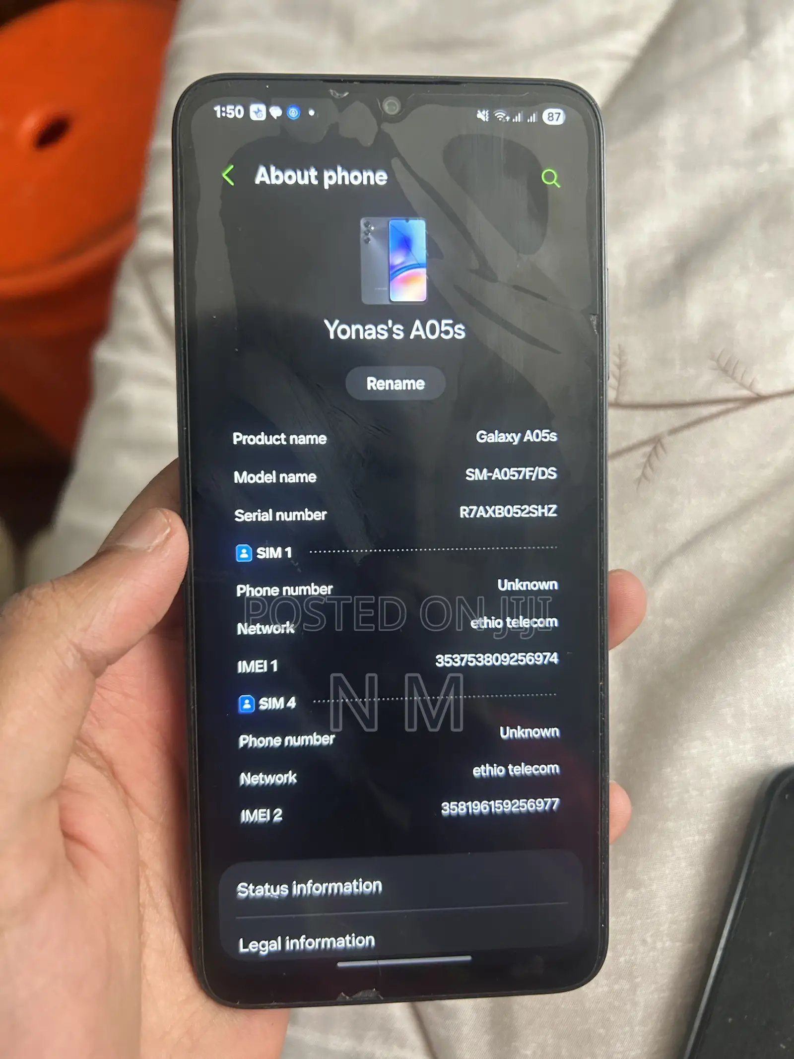 Samsung Galaxy A05s 128 GB Black