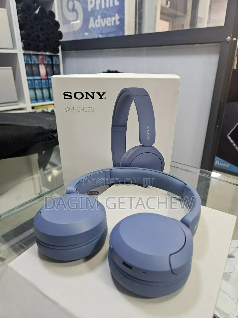Sony WH-CH520 Wireless on-Ear Headphones – 50 Hours Battery Life