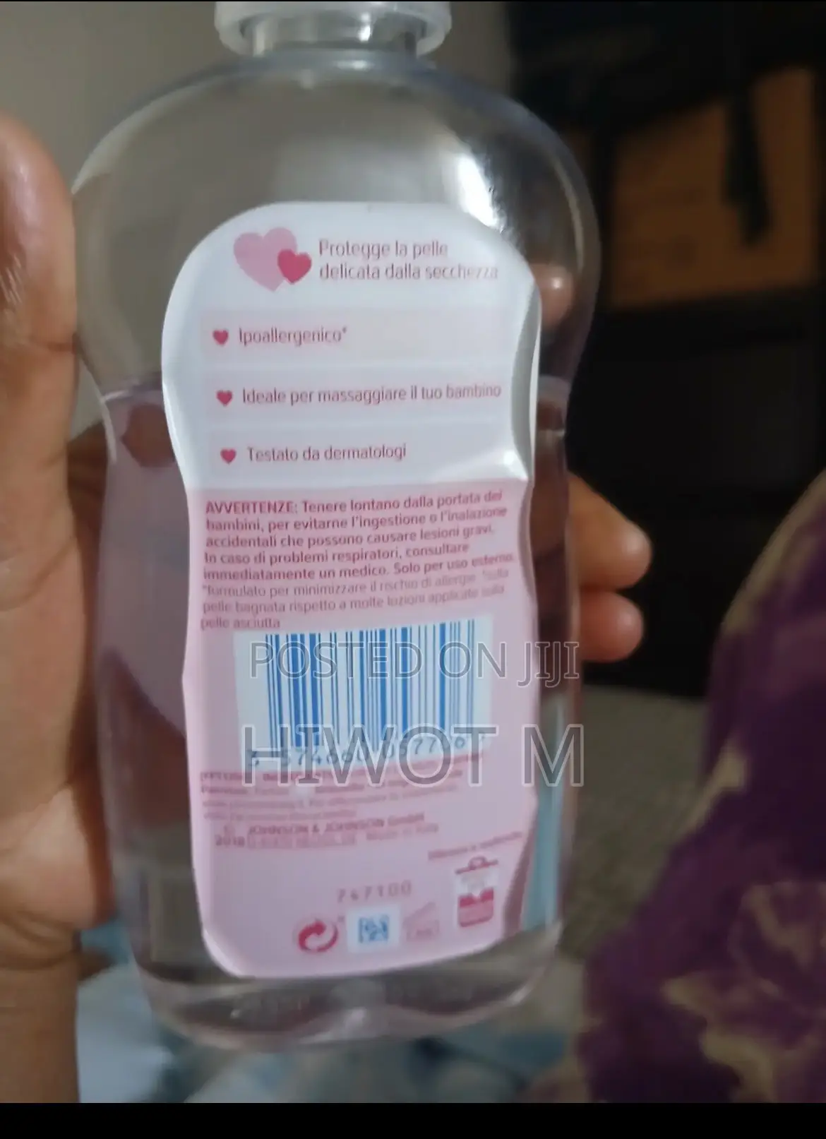 Johnson Baby Oil