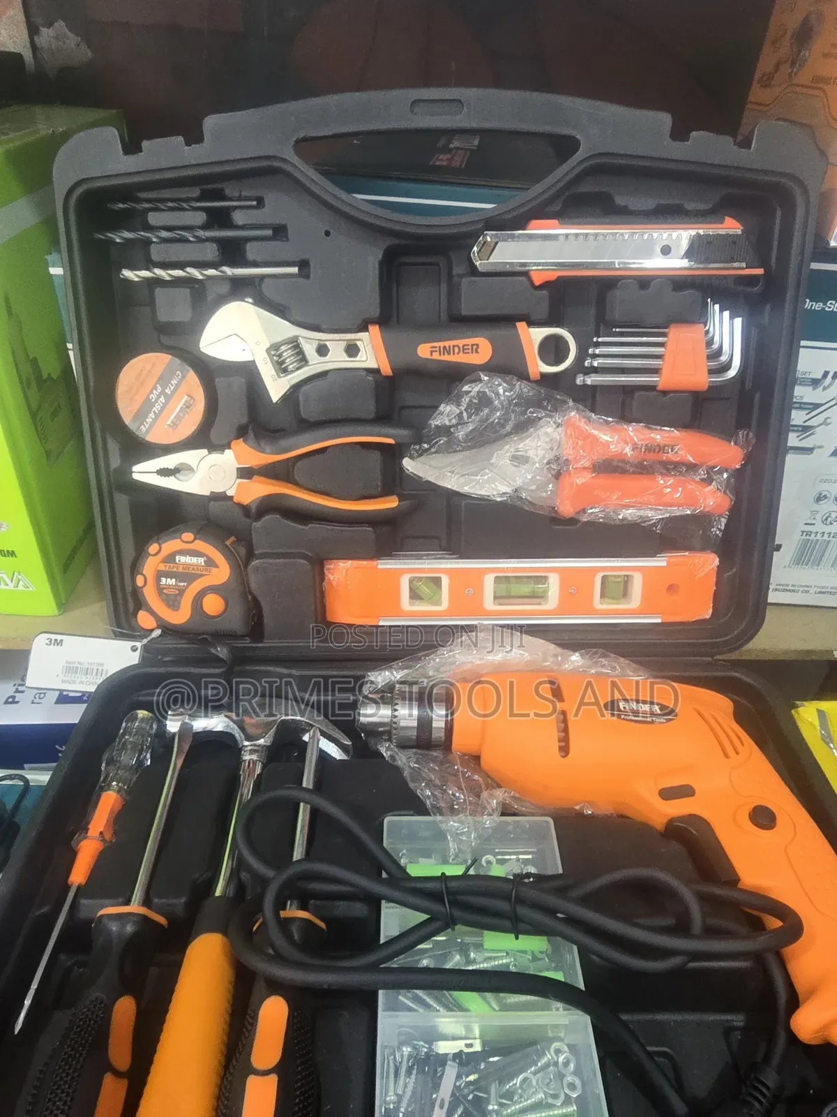FINDER Tool Set With Electric Drill | Professional Tool Kit Ethiopia