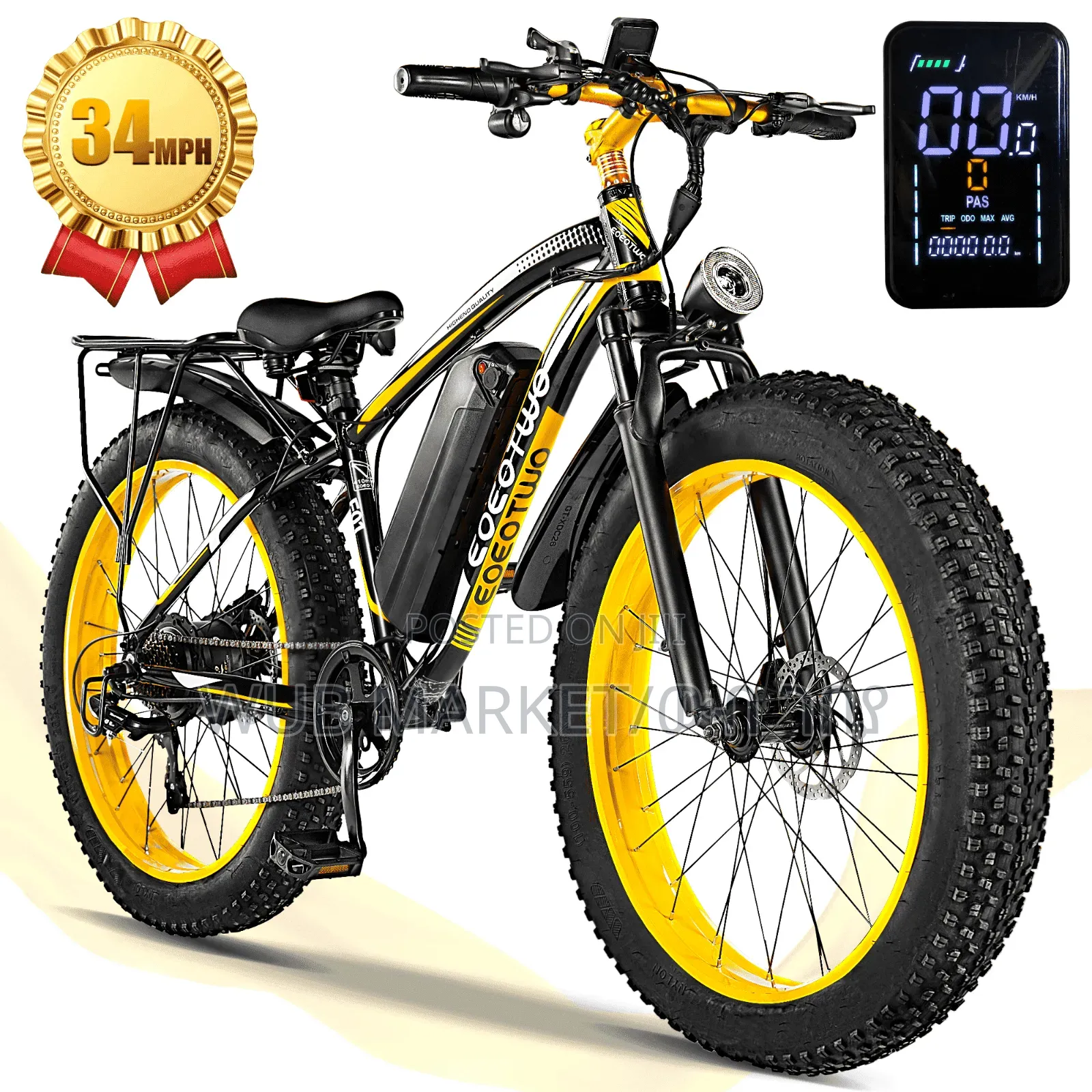  26" Fat-Tyre Electric Bike! 
 ባለ ወፍራም ጎማ የኤሌክትሪክ ሳይክል