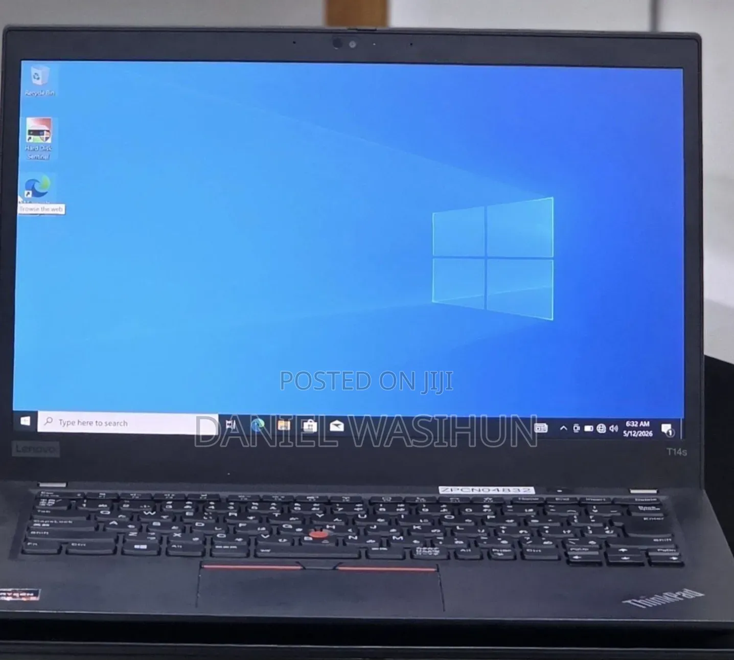 New Laptop Lenovo ThinkPad T14 G1 16GB Intel Core i7 SSD 512GB