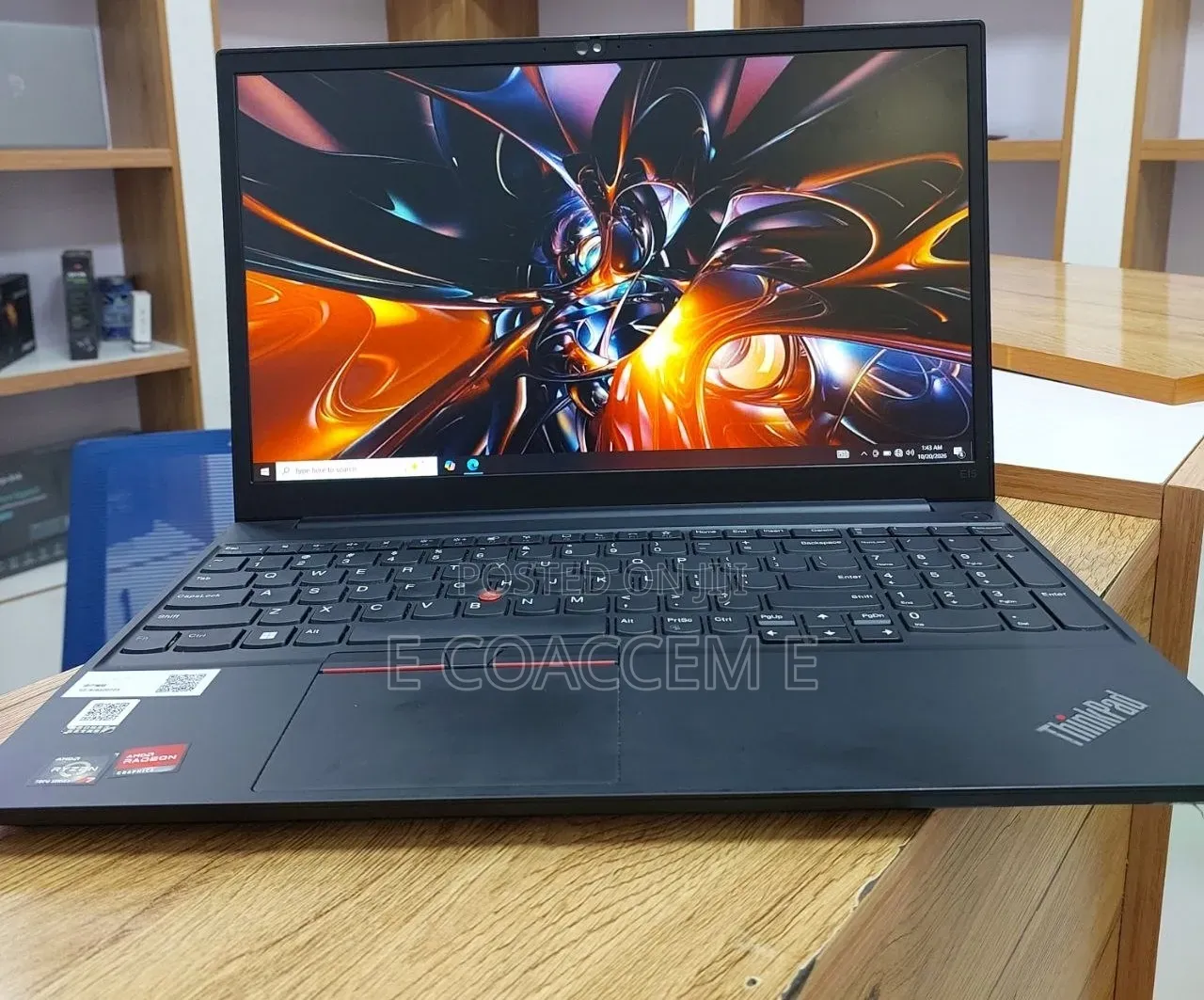 New Laptop Lenovo ThinkPad E15 16GB AMD Ryzen 7 SSD 512GB