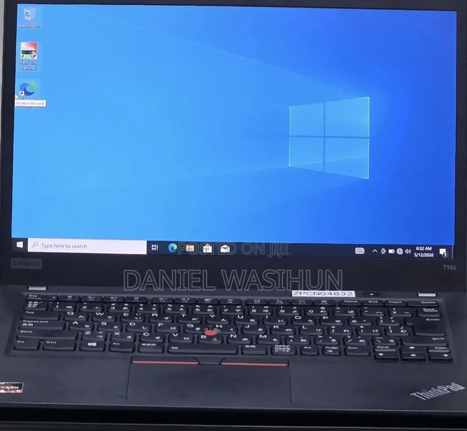 New Laptop Lenovo ThinkPad T14 G1 16GB Intel Core i7 SSD 512GB