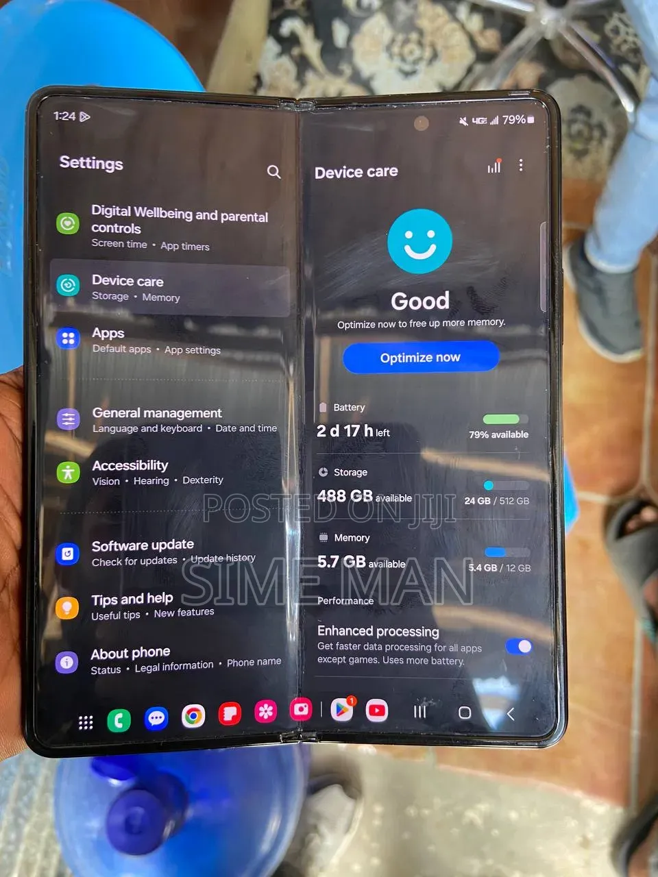 Samsung Galaxy Z Fold 3 512 GB Black