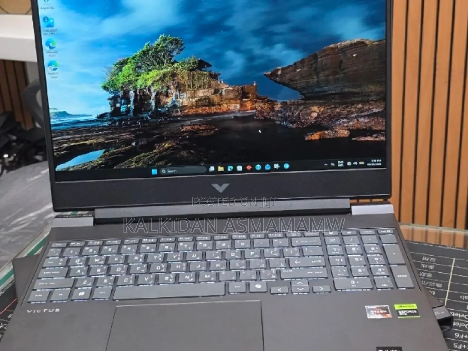 New Laptop HP Victus 15 8GB AMD Ryzen 5 SSD 512GB