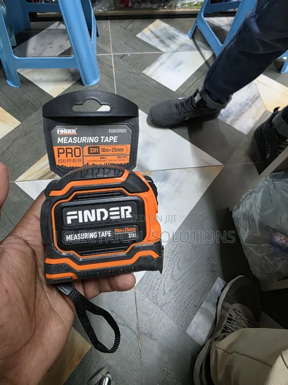 Original FINDER Pro Series 10m (33ft) × 25mm Heavy Duty Measuring Tape