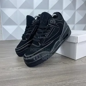 Air Jordan 3 Black Cat Women's Fashion Sneaker
