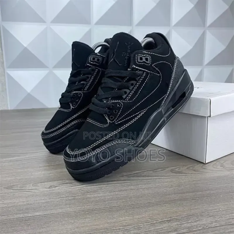Air Jordan 3 Black Cat Women's Fashion Sneaker