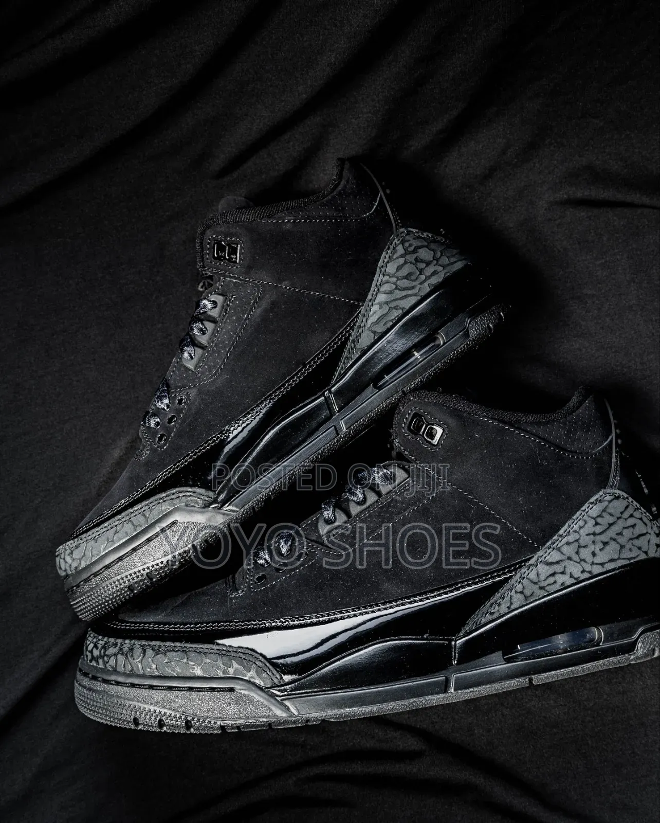 Air Jordan 3 Black Cat Women's Fashion Sneaker