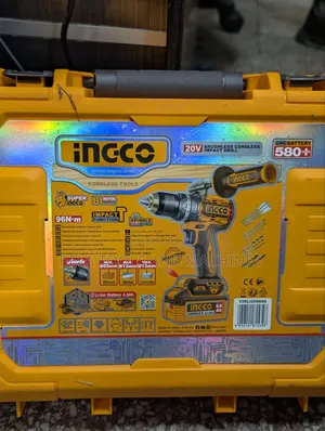 Ingco 96nm Cordless Chargeable Drill 20v 4Am Big Brushless Drill
