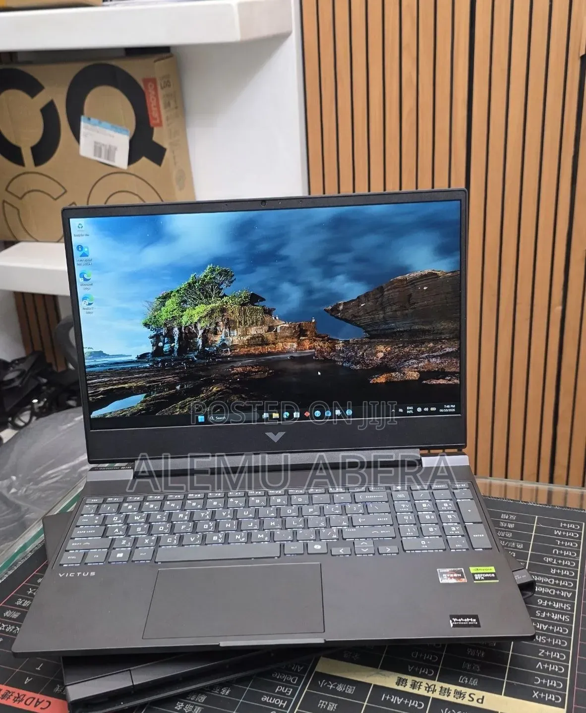 New Laptop HP Victus 15 8GB AMD Ryzen 5 SSD 512GB