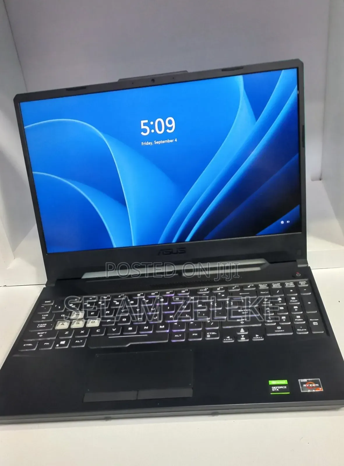 New Laptop Asus TUF Gaming A15 16GB AMD Ryzen 7 SSD 512GB