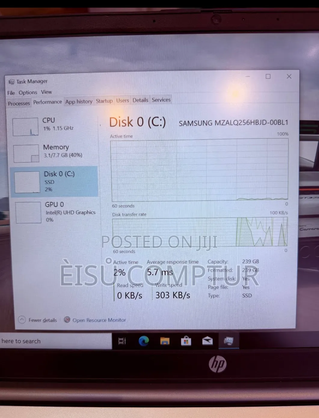 New Laptop HP Stream Notebook 8GB Intel Core i3 SSD 256GB